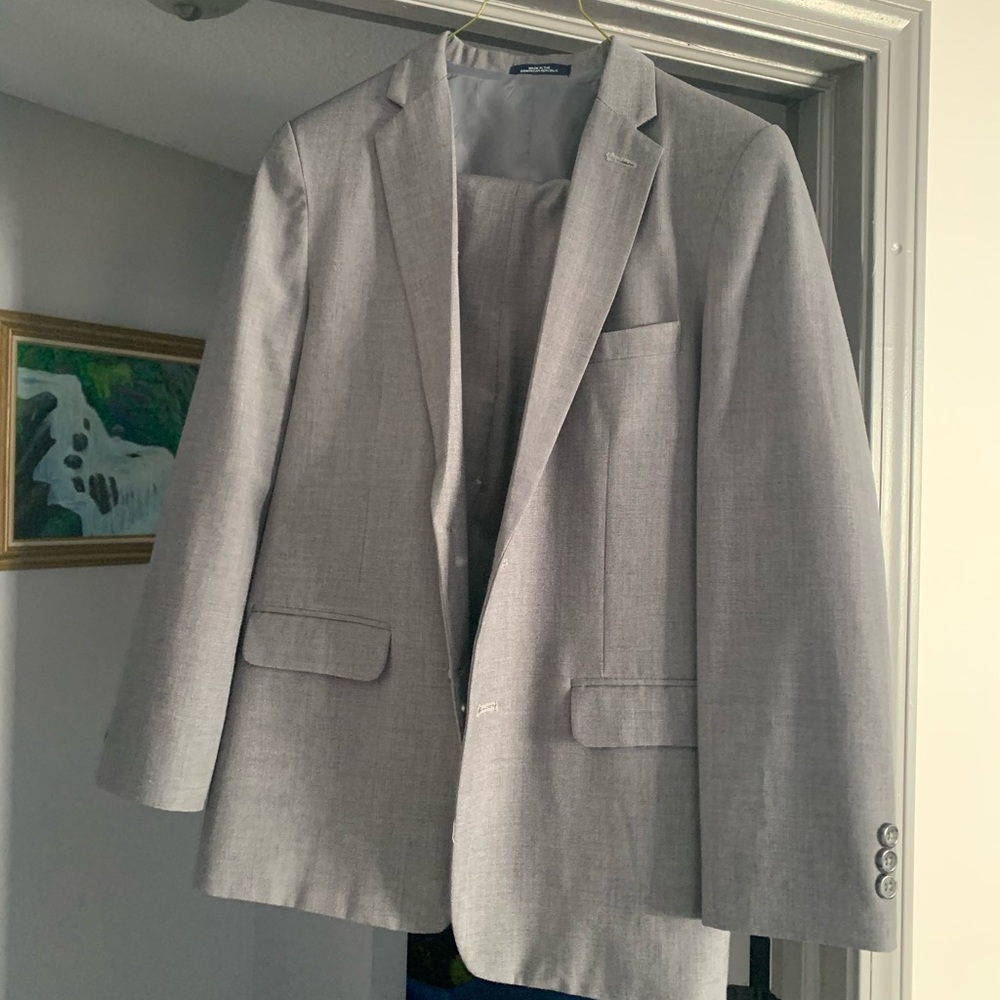 Chaps Ralph Lauren Grey Suit - Boys size 16